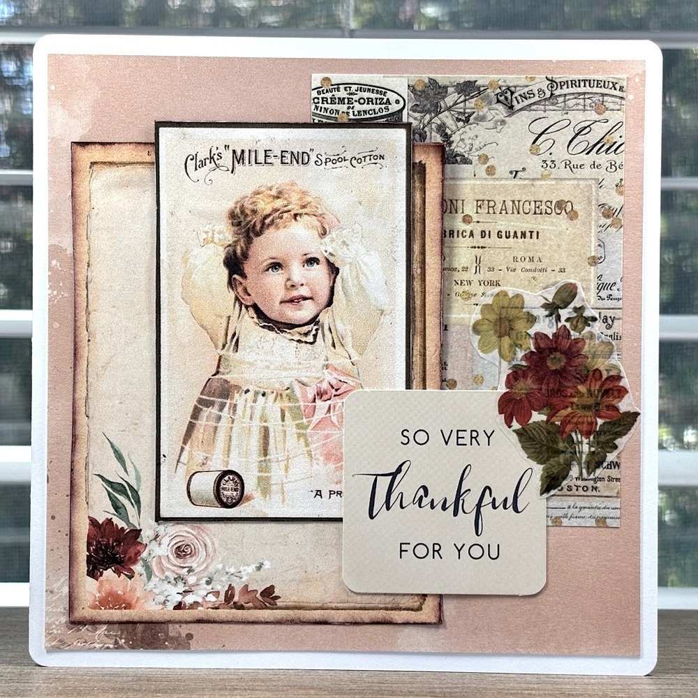 Handmade Thank You Greeting Card